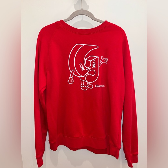 Glossier Sweaters - GLOSSIER limited edition G pal crewneck *never worn*